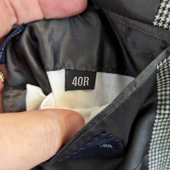 Brooks Brothers Houndstooth Wool Cashmere Mens Blazer Sport Coat - Picture 16 of 16